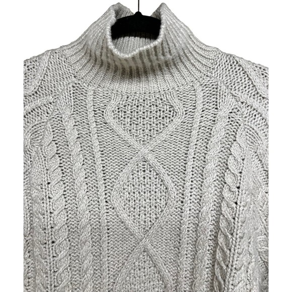 Fear Of God Essentials Cable Knit Turtleneck Sweater Wheat Men’s Size XXS - Picture 3 of 10